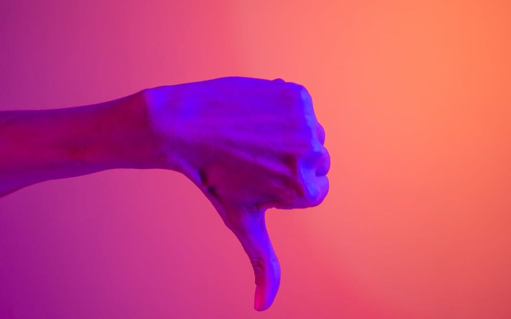 Silhouette of Persons Hand