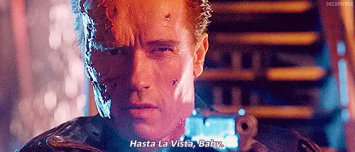 Hasta la vista baby